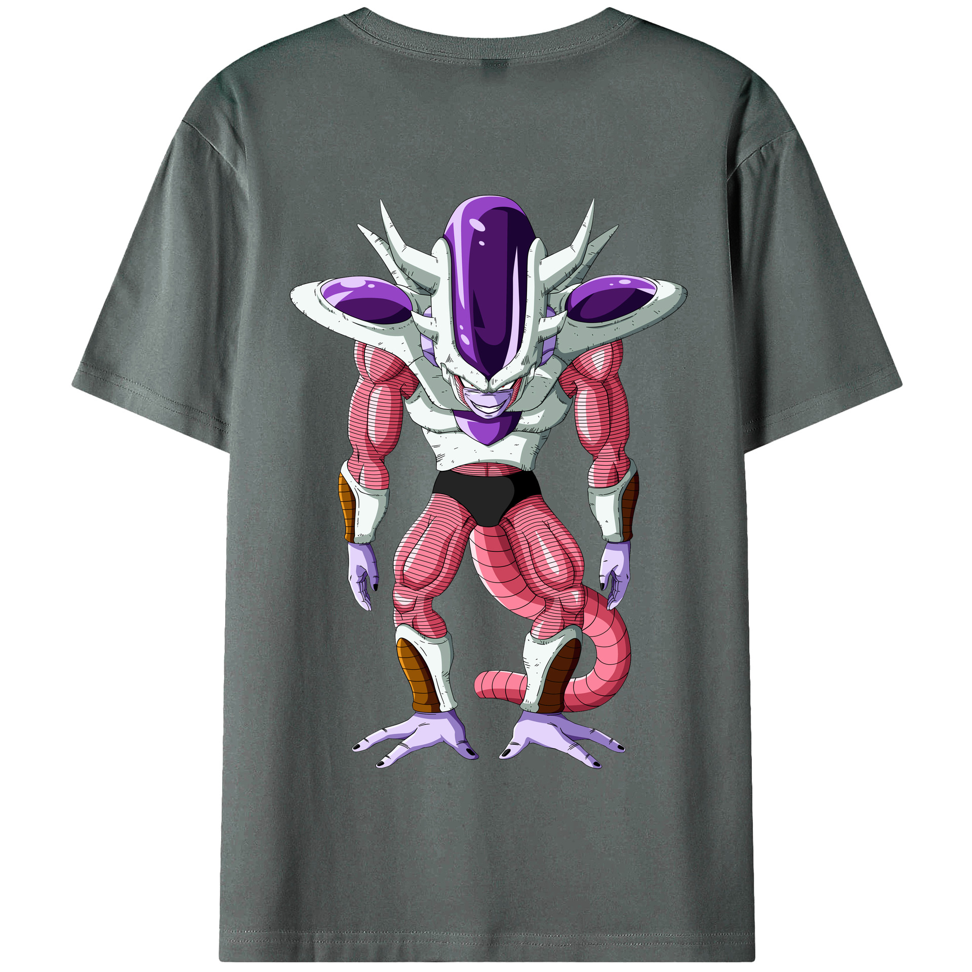 （画像用） ドラゴンボール フリーザ DRAGON BALL Frieza 綿100％半袖Tシャツ（背面プリント）